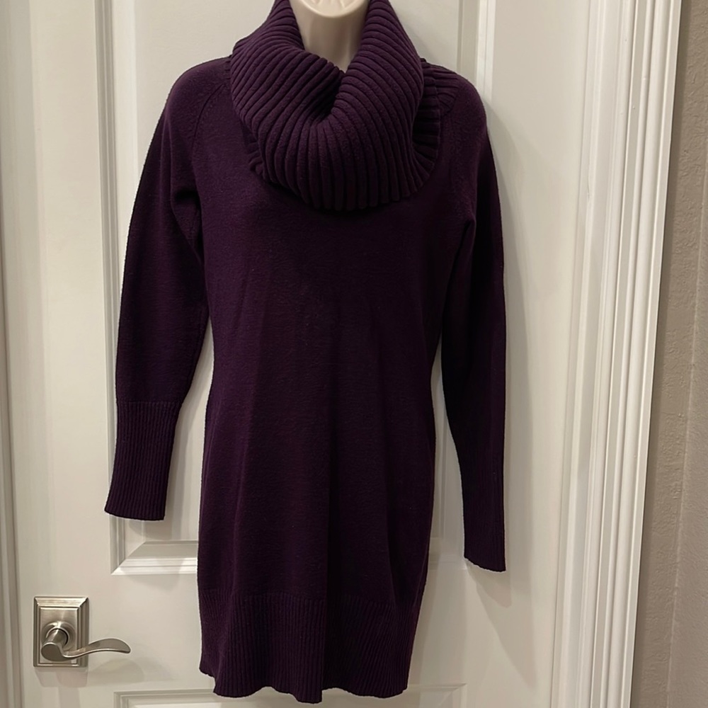 I-N-C Aubergine, Sweater Tunic or Dress, Size M